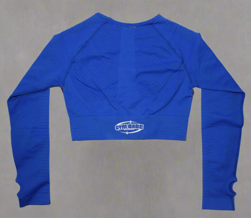 MOTION SEAMLESS LONG SLEEVE CROP TOP
